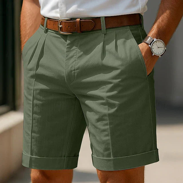 Alfred | Men's Pleated Cuffed Summer Shorts