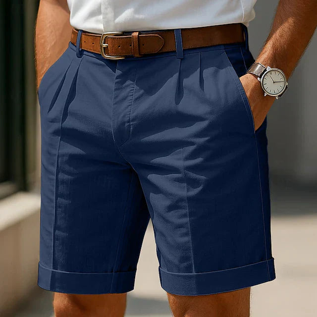 Alfred | Men's Pleated Cuffed Summer Shorts