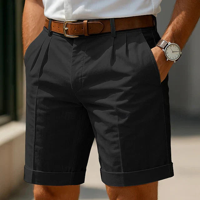 Alfred | Men's Pleated Cuffed Summer Shorts