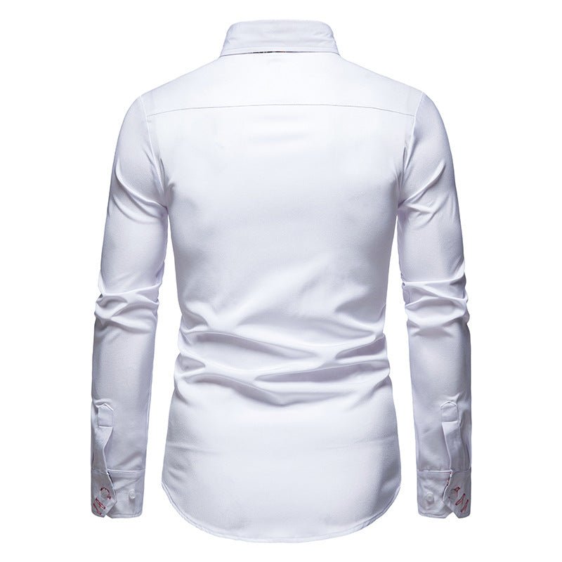 Alfredo | Men's Pattern Button Up Long Sleeve Shirt