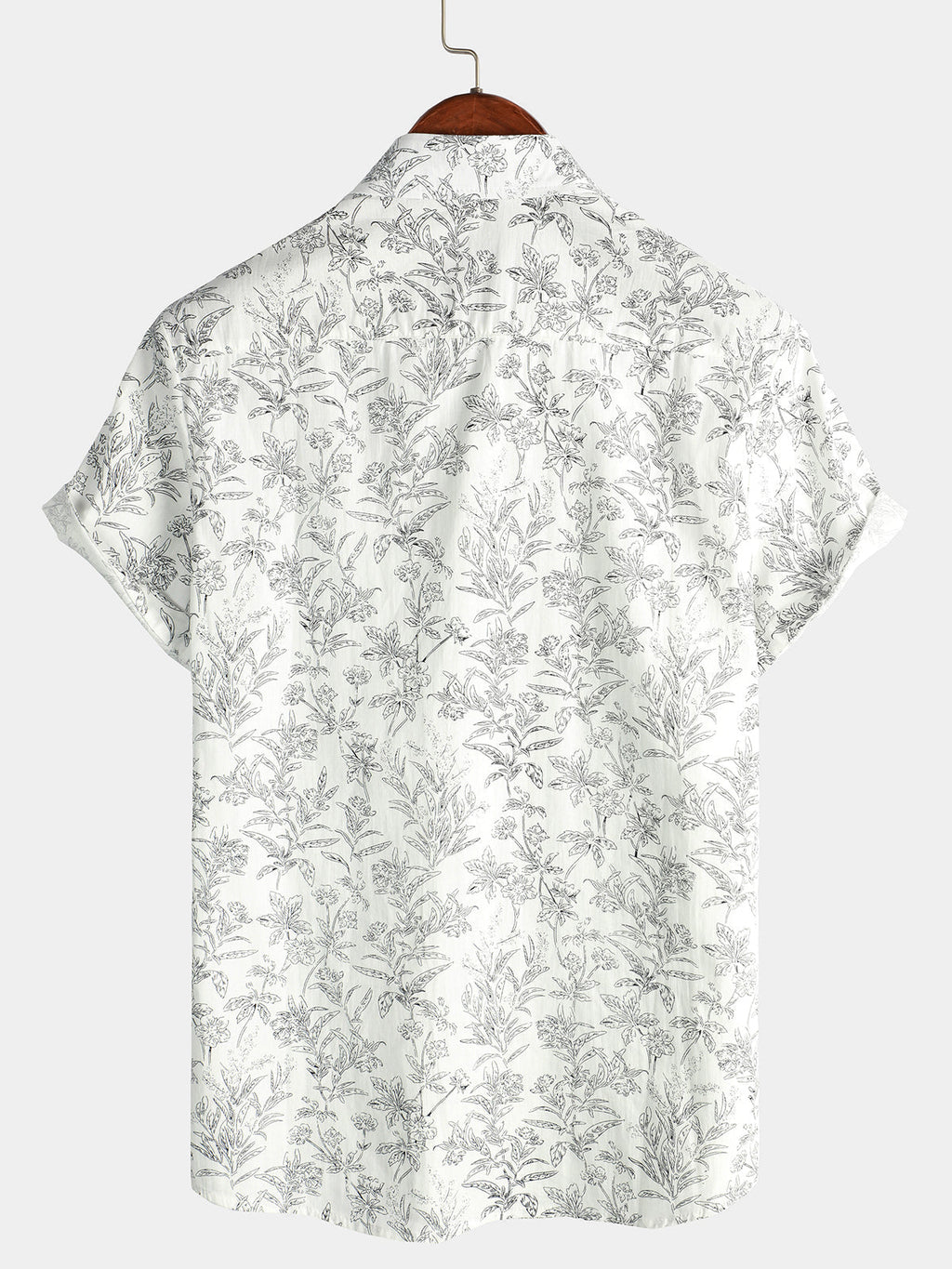Algernon | Men's Patterned Short Sleeve Button Front Shirt