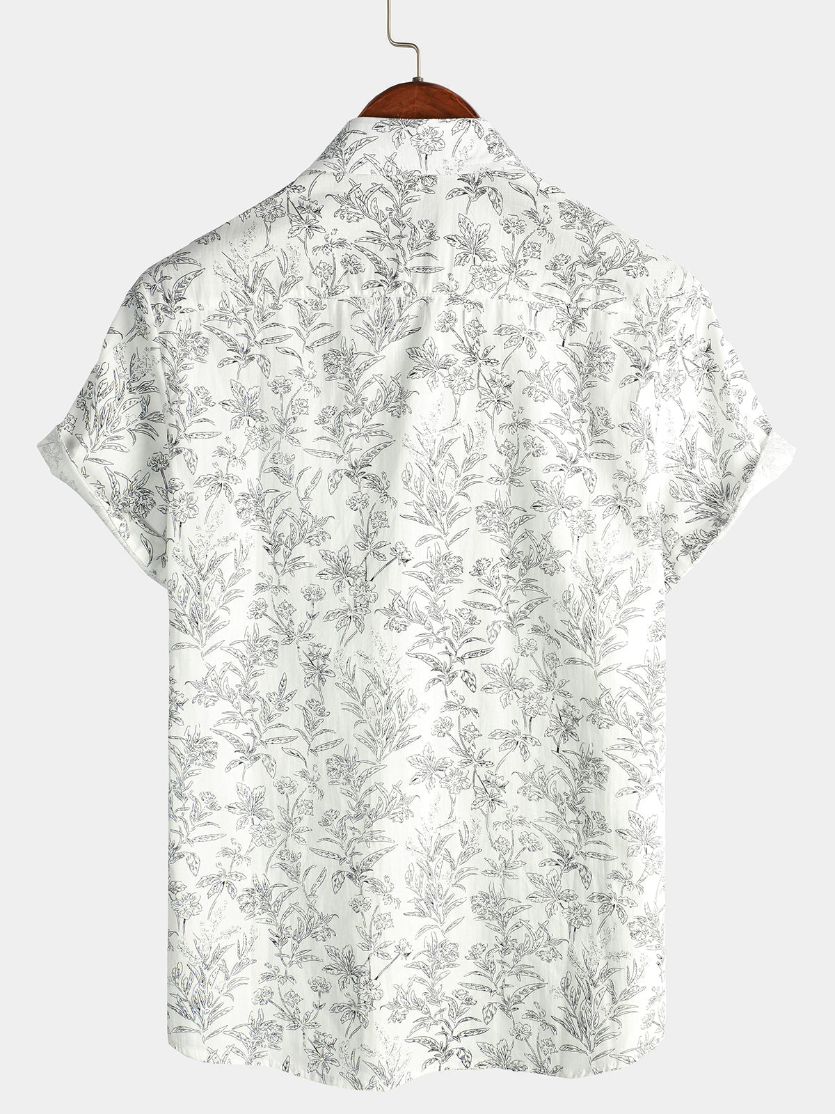 Algernon | Men's Patterned Short Sleeve Button Front Shirt