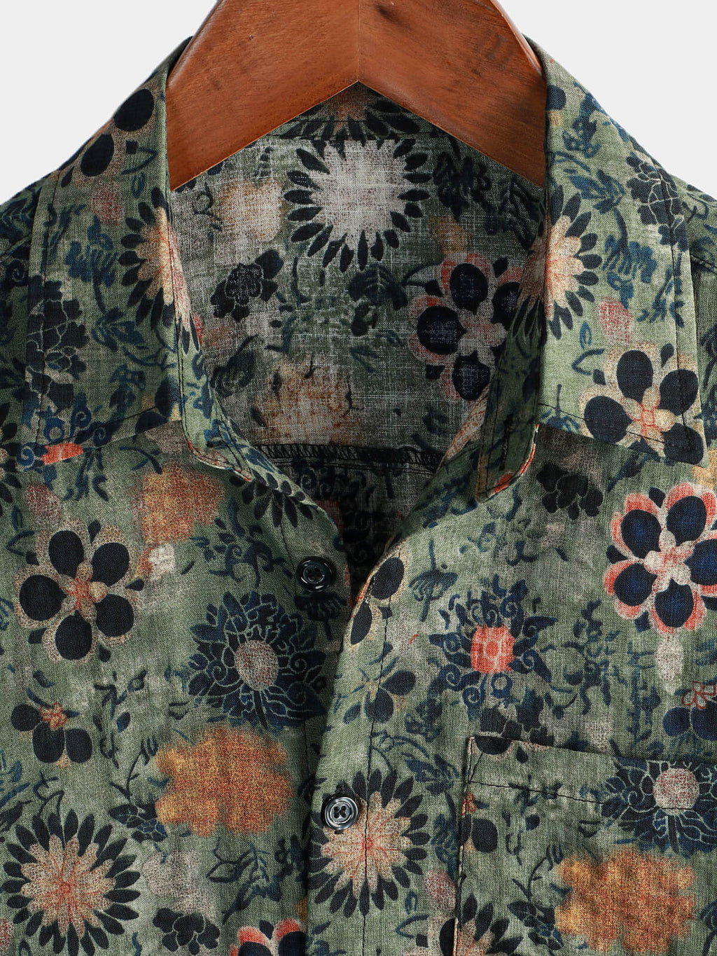 Algernon | Men's Patterned Short Sleeve Button Front Shirt