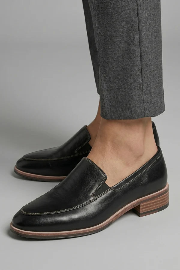 Aliah | Women’s Slip On Pointed Toe Low Heel Dress Loafers