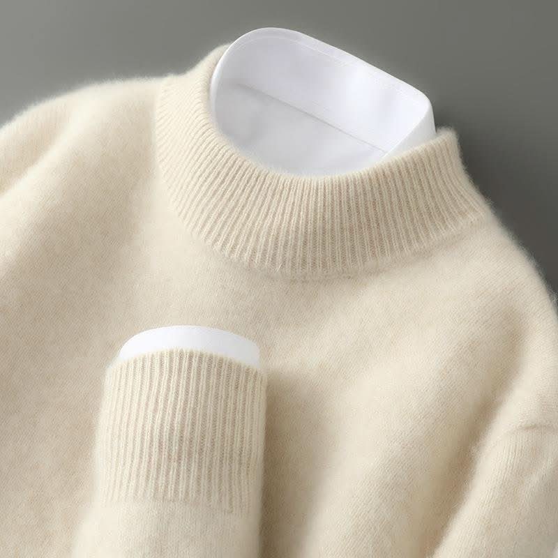 Aliana | Women's Long Sleeve Crew Neck Cashmere Sweater