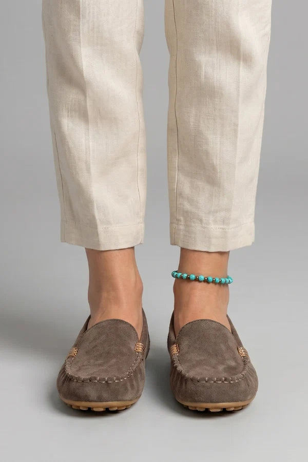 Alida | Women’s Round Toe Slip On Flat Dress Loafers