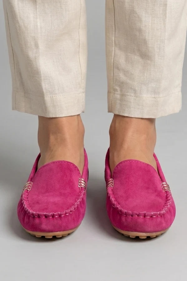 Alida | Women’s Round Toe Slip On Flat Dress Loafers