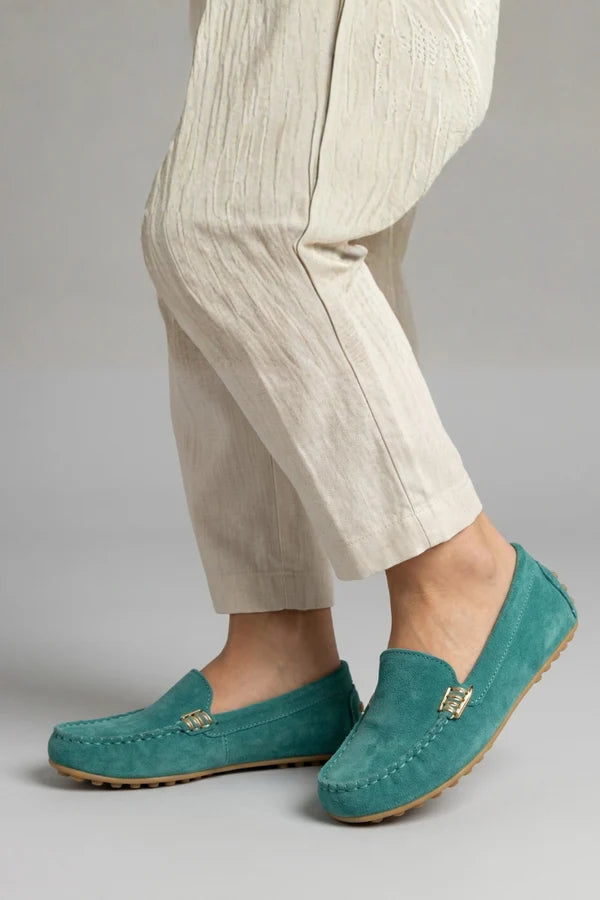 Alida | Women’s Round Toe Slip On Flat Dress Loafers