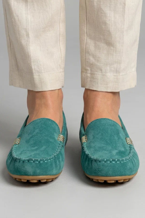 Alida | Women’s Round Toe Slip On Flat Dress Loafers