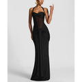 Alina | Women’s Backless Halter Neck Wedding Guest Dress