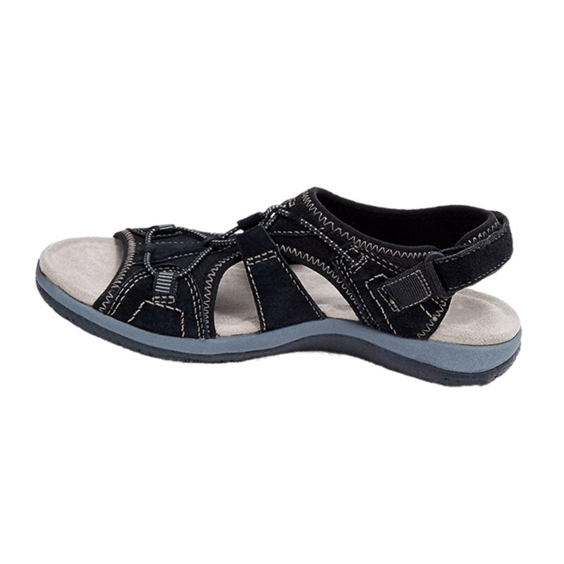 Alisha | Women’s Adjustable Strap Cushioned Round Toe Sandals