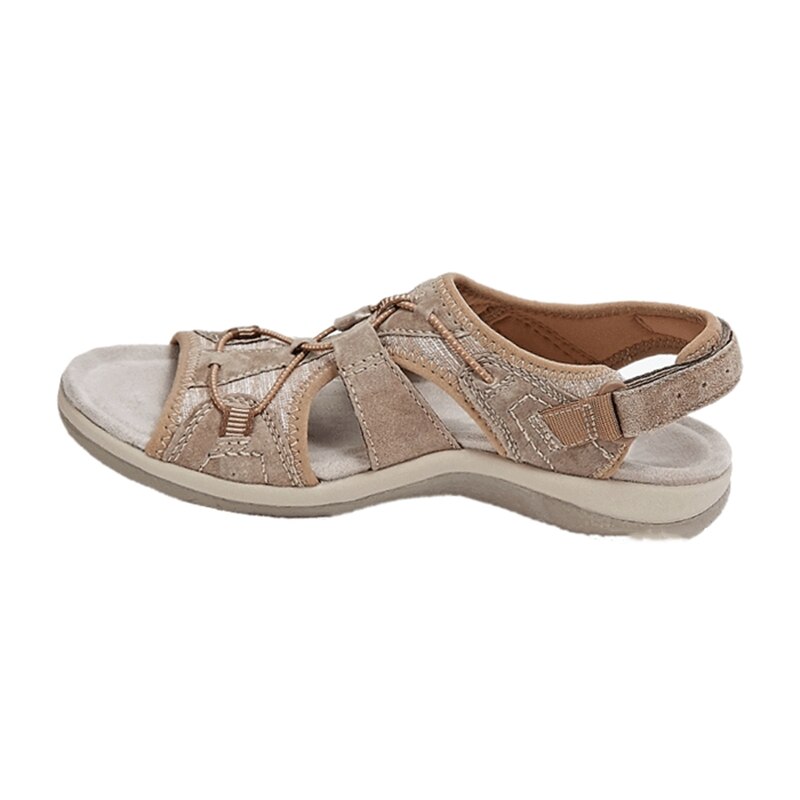 Alisha | Women’s Adjustable Strap Cushioned Round Toe Sandals