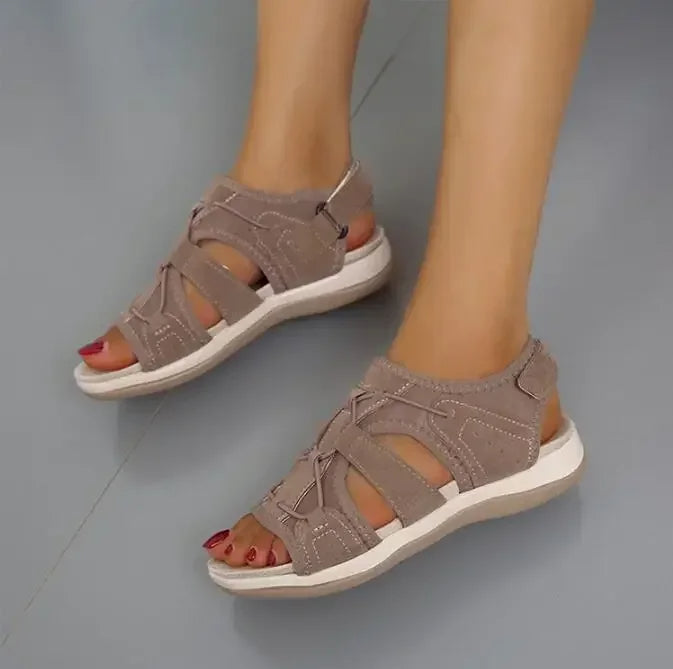 Alisha | Women’s Adjustable Strap Cushioned Round Toe Sandals
