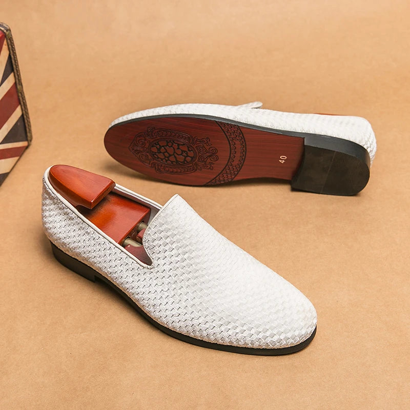 Allister | Men's Pattern Slip-On Closed Toe Dress Loafers