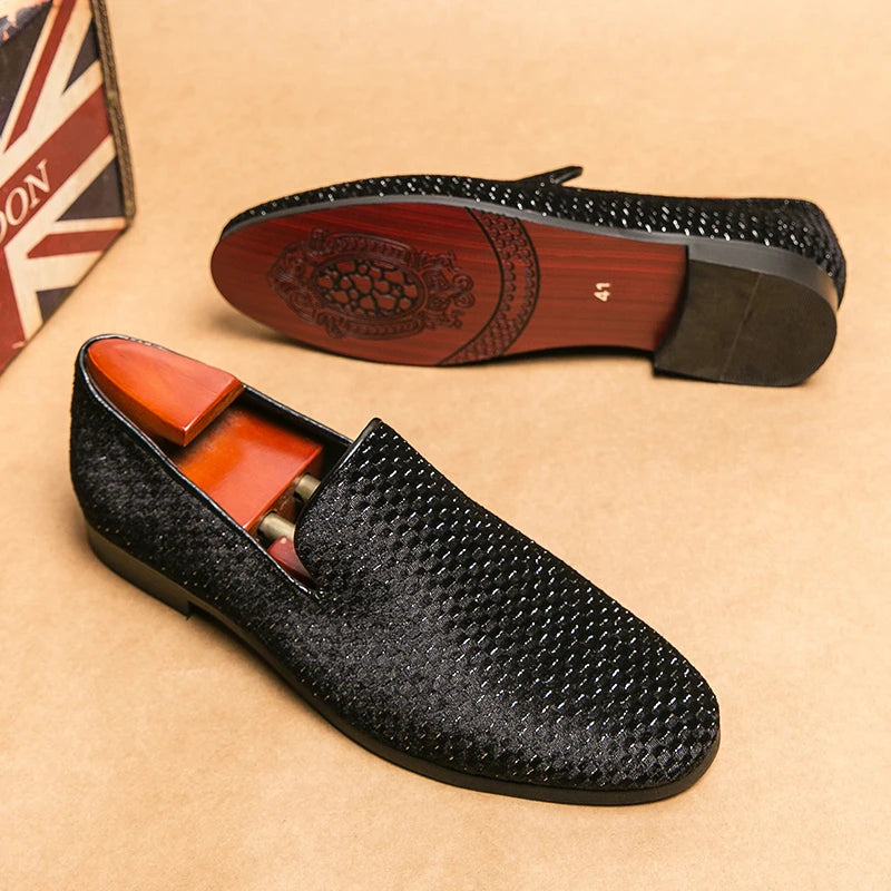 Allister | Men's Pattern Slip-On Closed Toe Dress Loafers