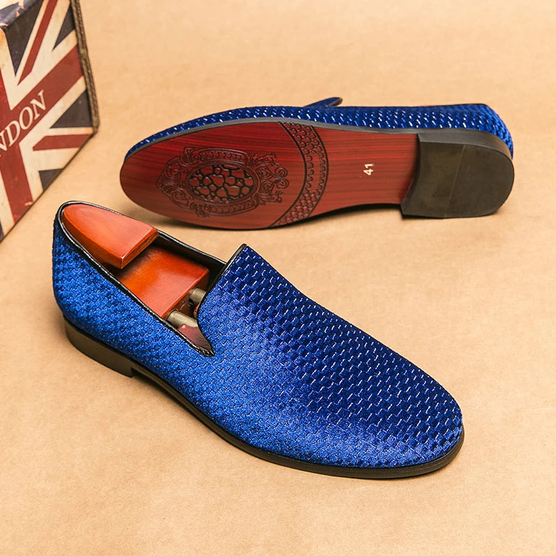 Allister | Men's Pattern Slip-On Closed Toe Dress Loafers