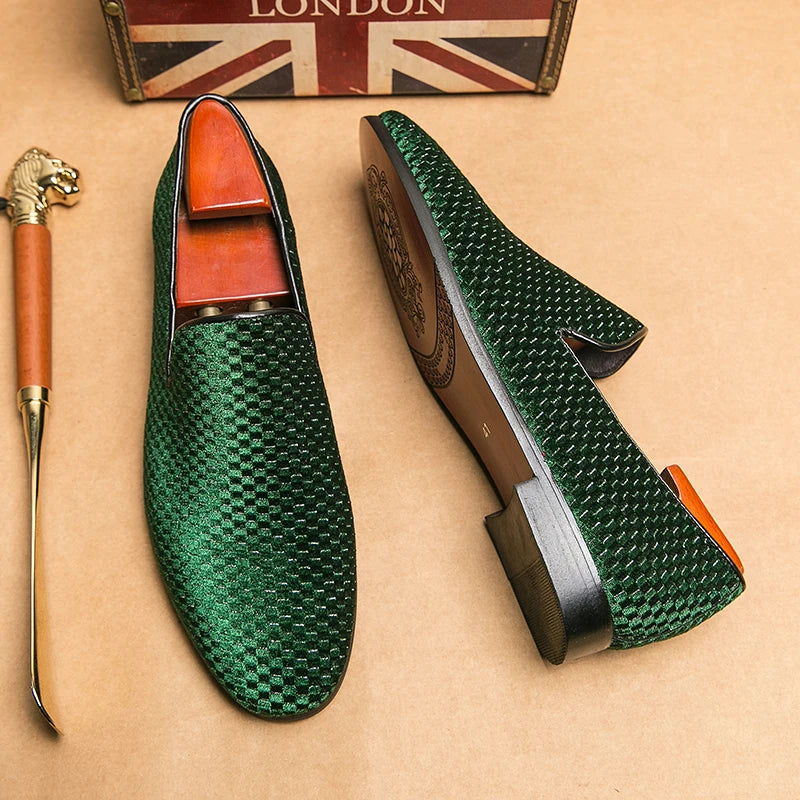 Allister | Men's Pattern Slip-On Closed Toe Dress Loafers