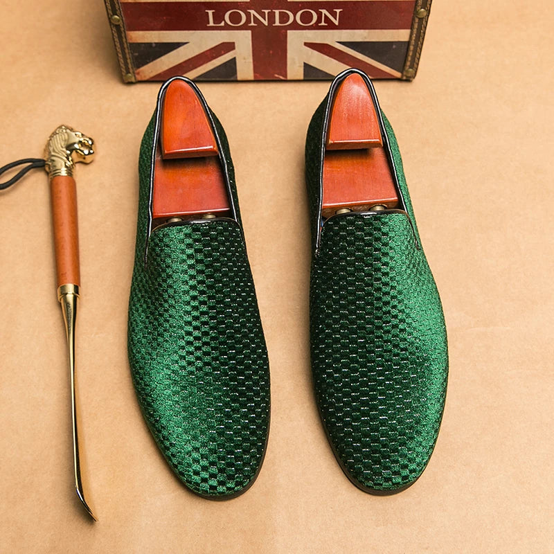 Allister | Men's Pattern Slip-On Closed Toe Dress Loafers