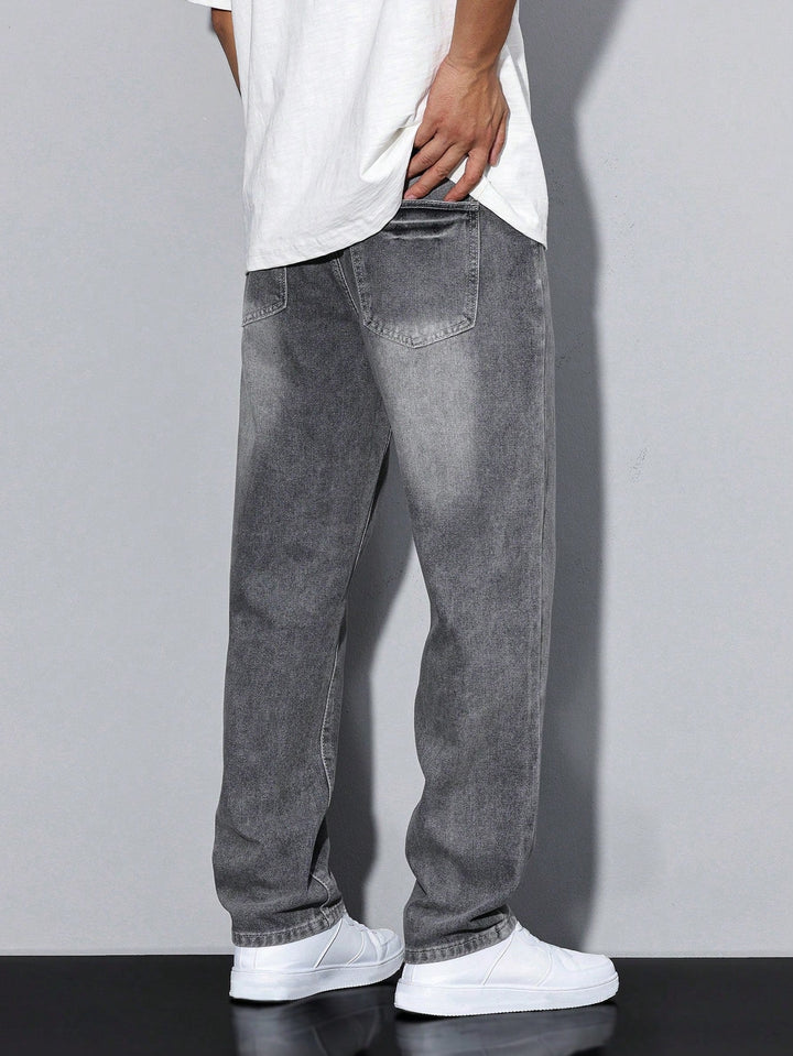 Alonzo | Men's Straight Leg Pockets Denim Jeans