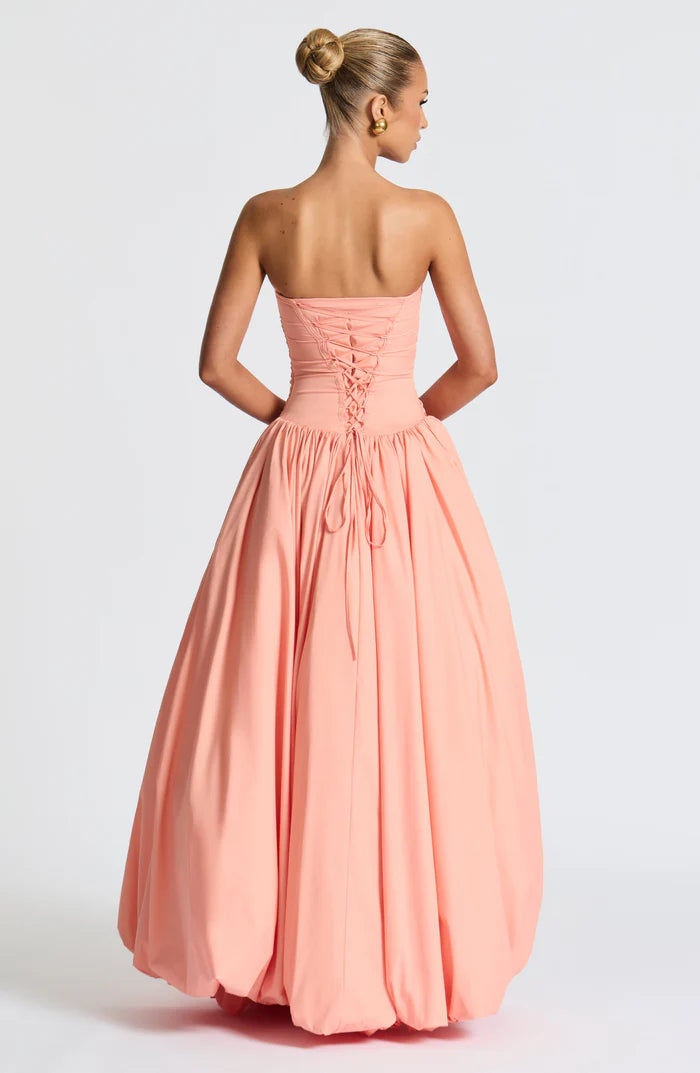Aloysia | Women's Strapless Puffball Flowy Wedding Guest Dress