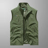 Alpheus | Men’s Zippered Multi Pocket Cargo Utility Vest