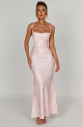 Alpina | Women's Square Neck Sleeveless Wedding Guest Dress