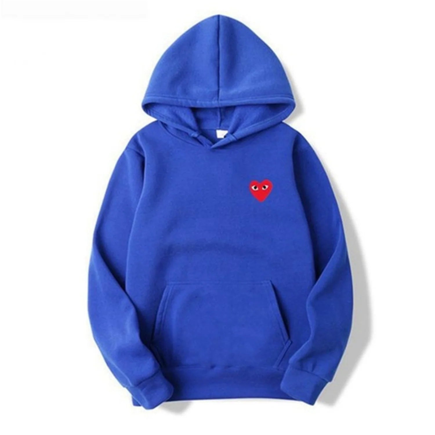 Alston | Unisex's Long Sleeve Heart Patch Kangaroo Pocket Hoodie