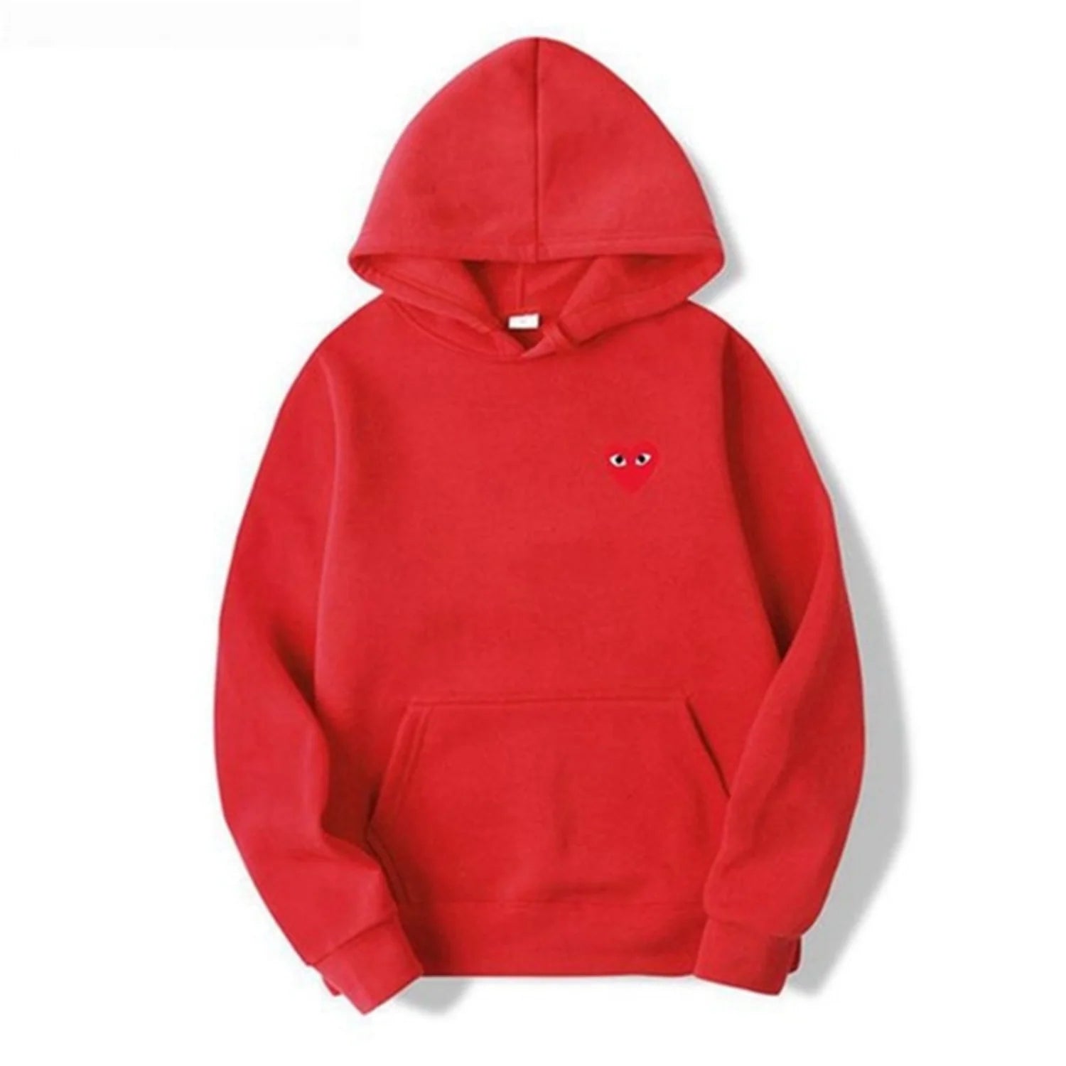 Alston | Unisex's Long Sleeve Heart Patch Kangaroo Pocket Hoodie