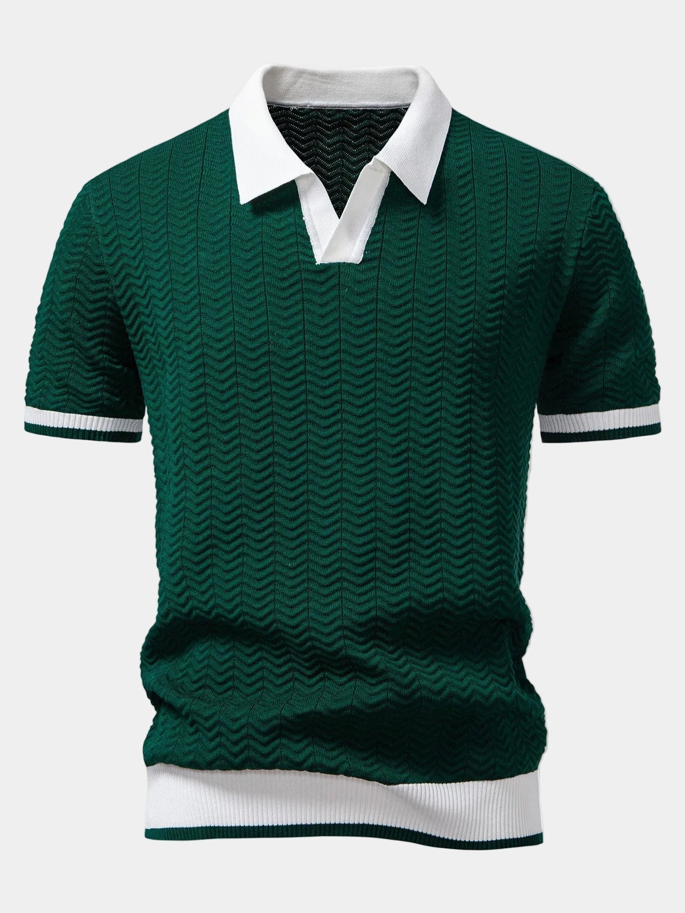 Altavious | Men's Short Sleeve Turn Down Collar Polo Shirt