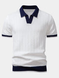 Altavious | Men's Short Sleeve Turn Down Collar Polo Shirt