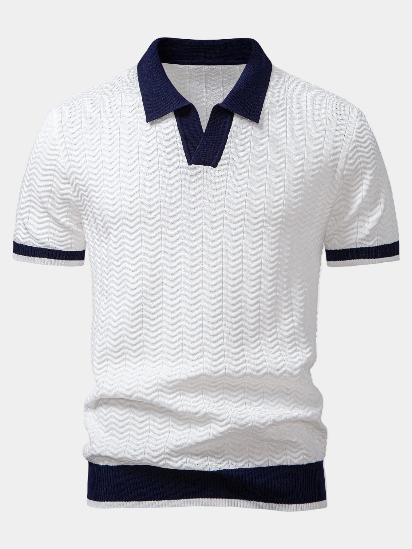 Altavious | Men's Short Sleeve Turn Down Collar Polo Shirt