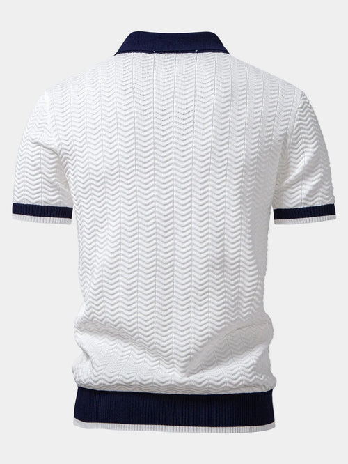 Altavious | Men's Short Sleeve Turn Down Collar Polo Shirt