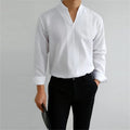 Alton | Men’s Long Sleeve Mandarin Collar Dress Shirt