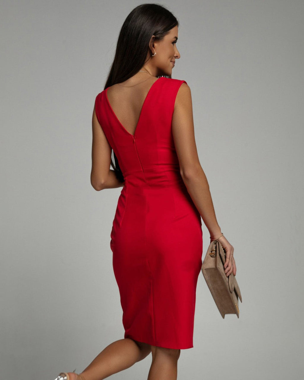 Alvina | Women's Side Slit Bodycon Grad Party Dress