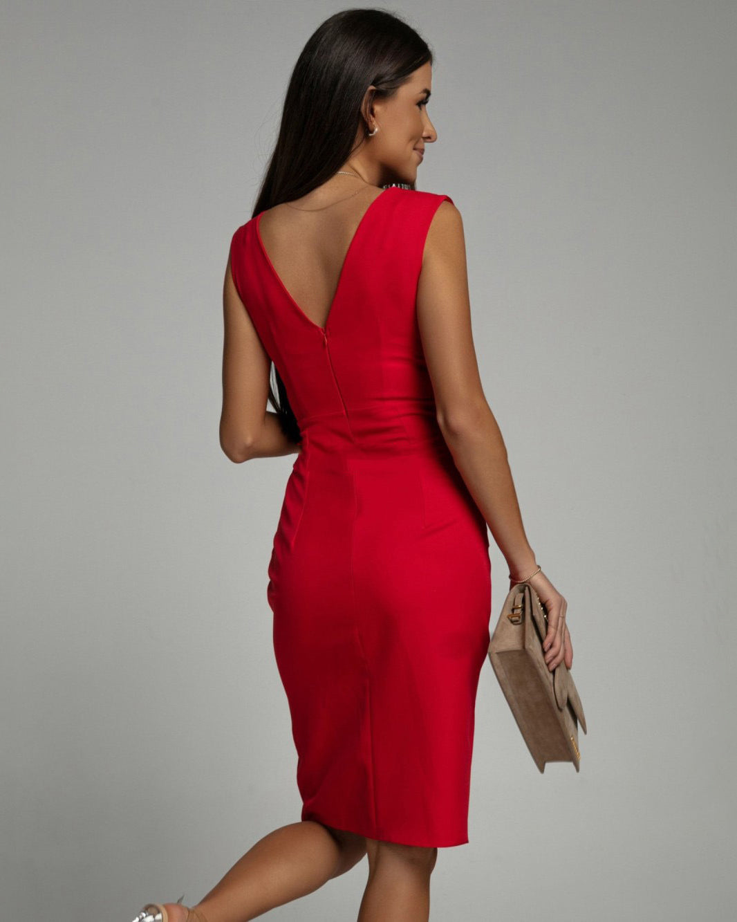 Alvina | Women's Side Slit Bodycon Grad Party Dress