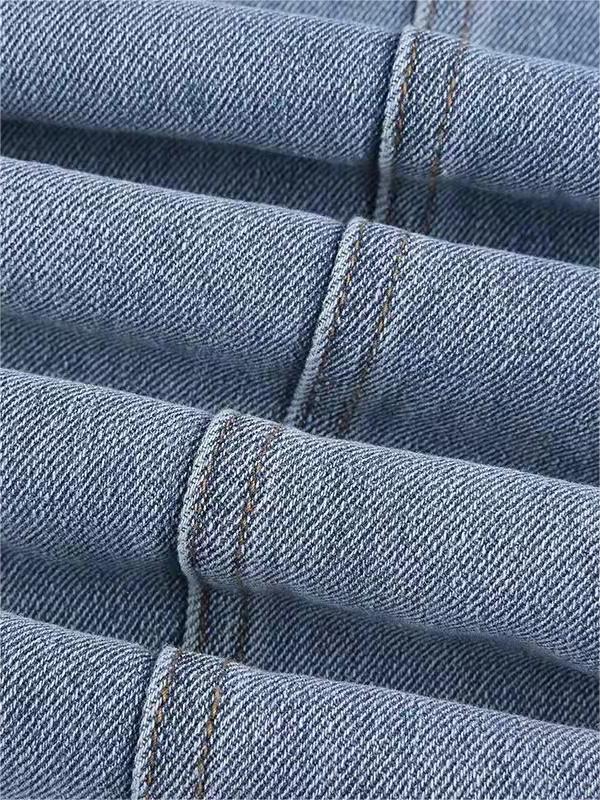 Alyssa | Women's High Waisted Flare Leg Blue Jeans
