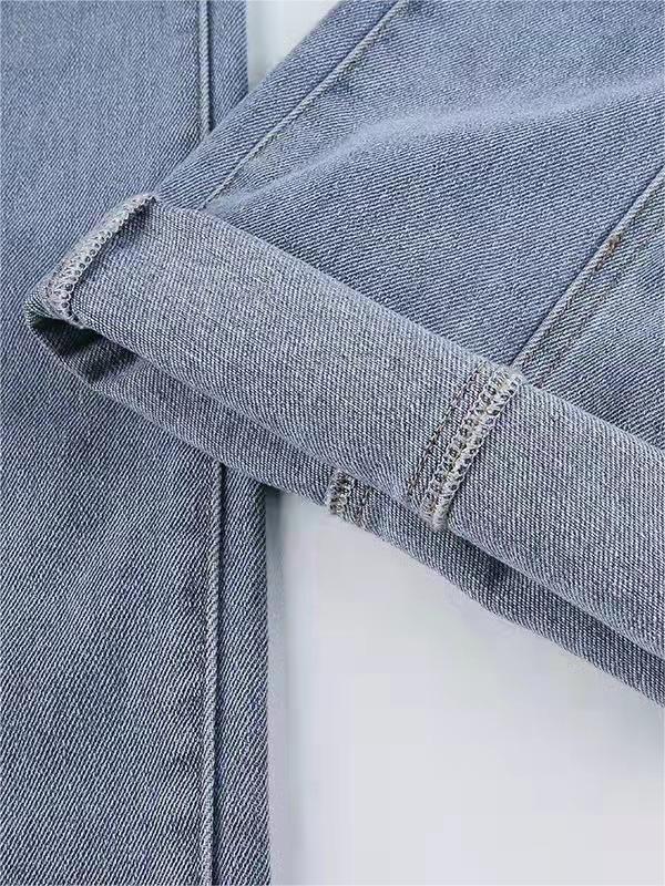 Alyssa | Women's High Waisted Flare Leg Blue Jeans