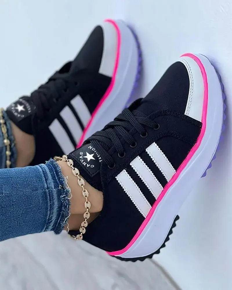 Amabel | Women’s Low Top Lace Up Closed Toe Shoes