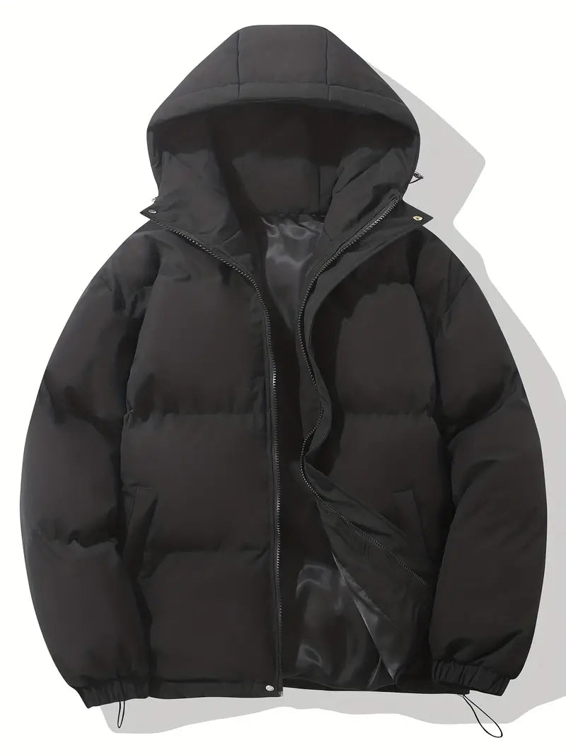 Amado | Unisex Long Sleeve Zip Front Hooded Puffer Jacket