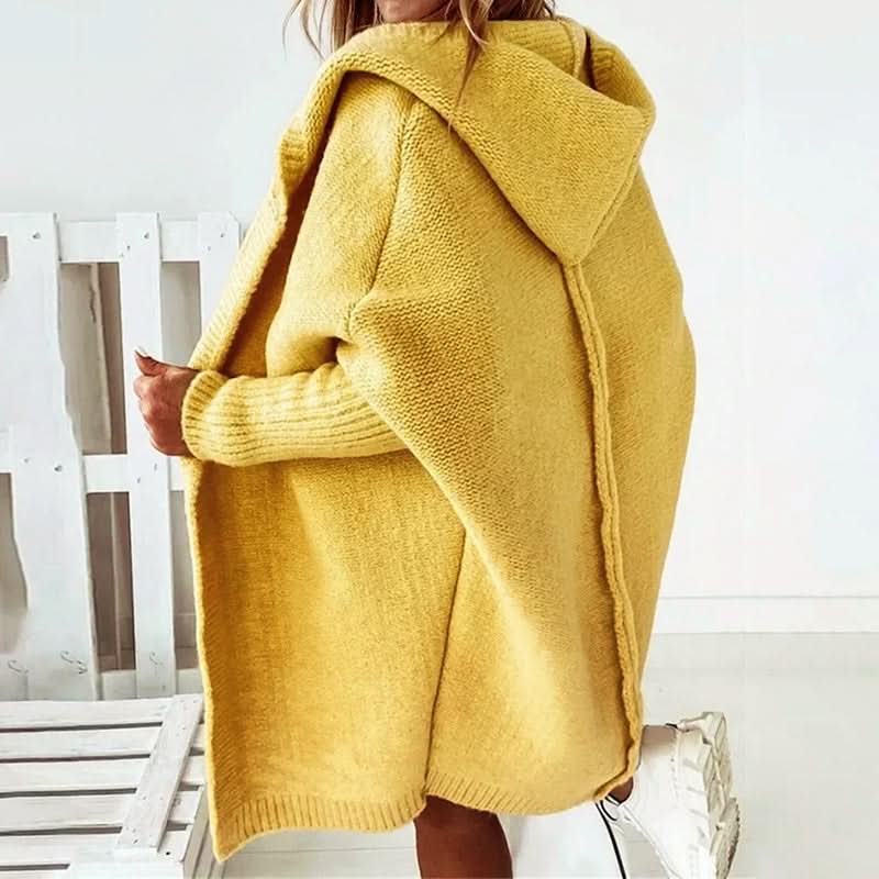 Amalfi | Women’s Oversized Open Front Long Sleeve Hooded Cardigan