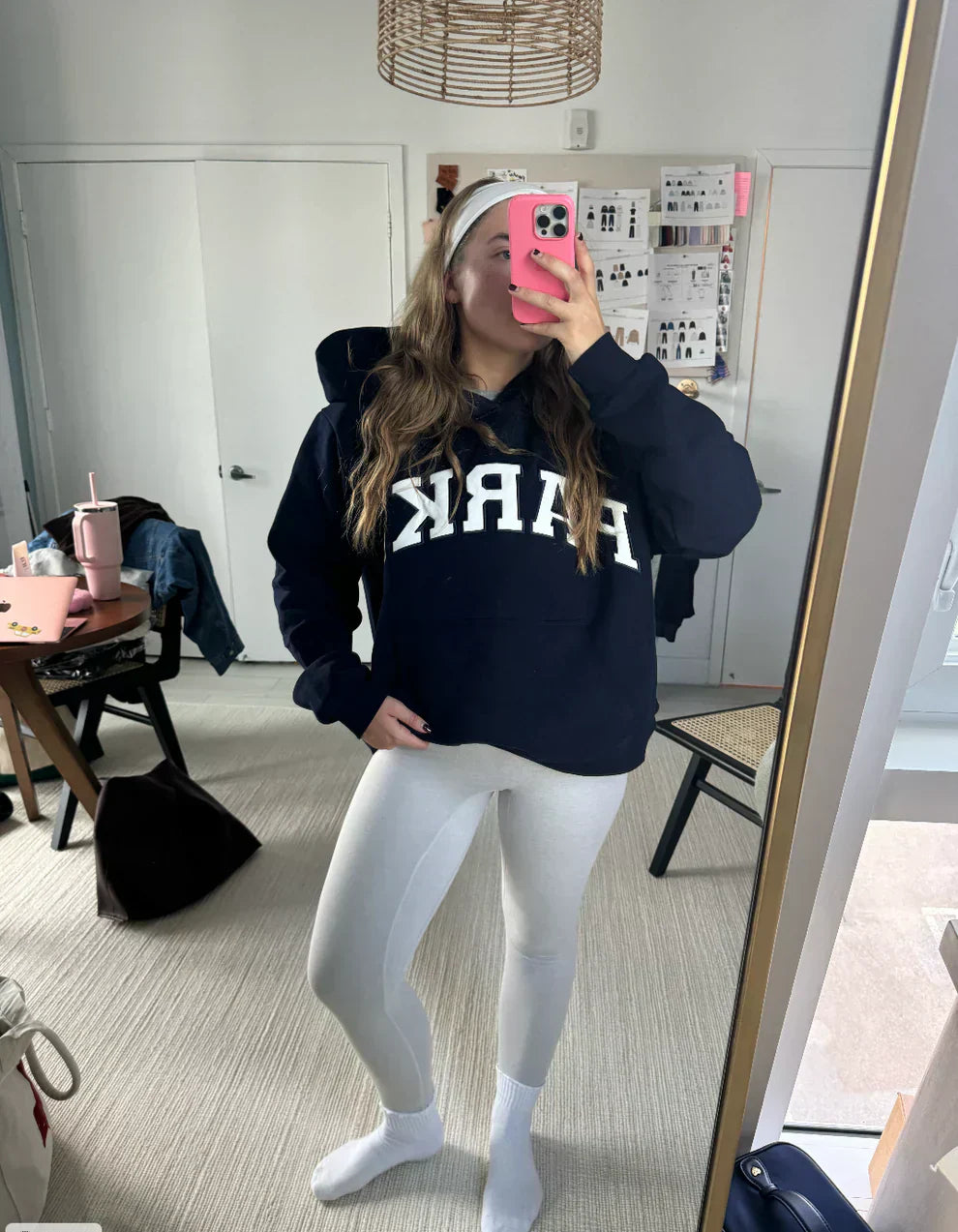 Amineh | Women's Oversized Mock Neck Long Sleeve Sweatshirt