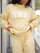 Yellow With White Letters