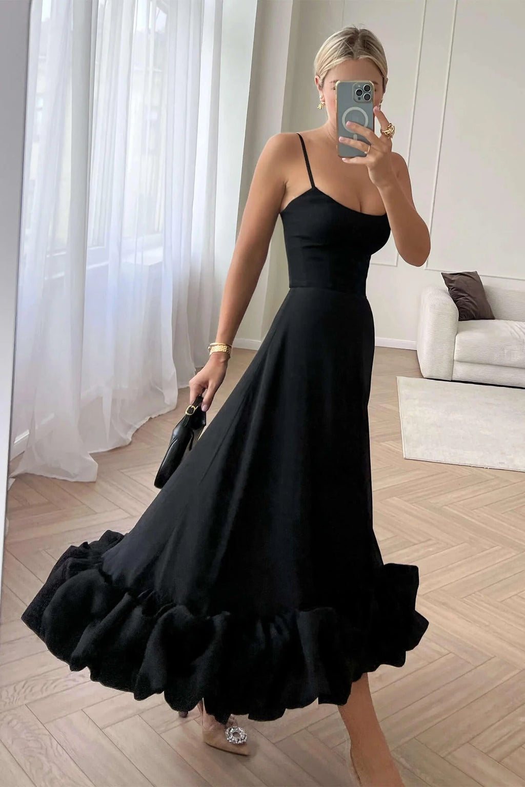 Ammie | Women’s Flowy Sleeveless Graduation Party Dress