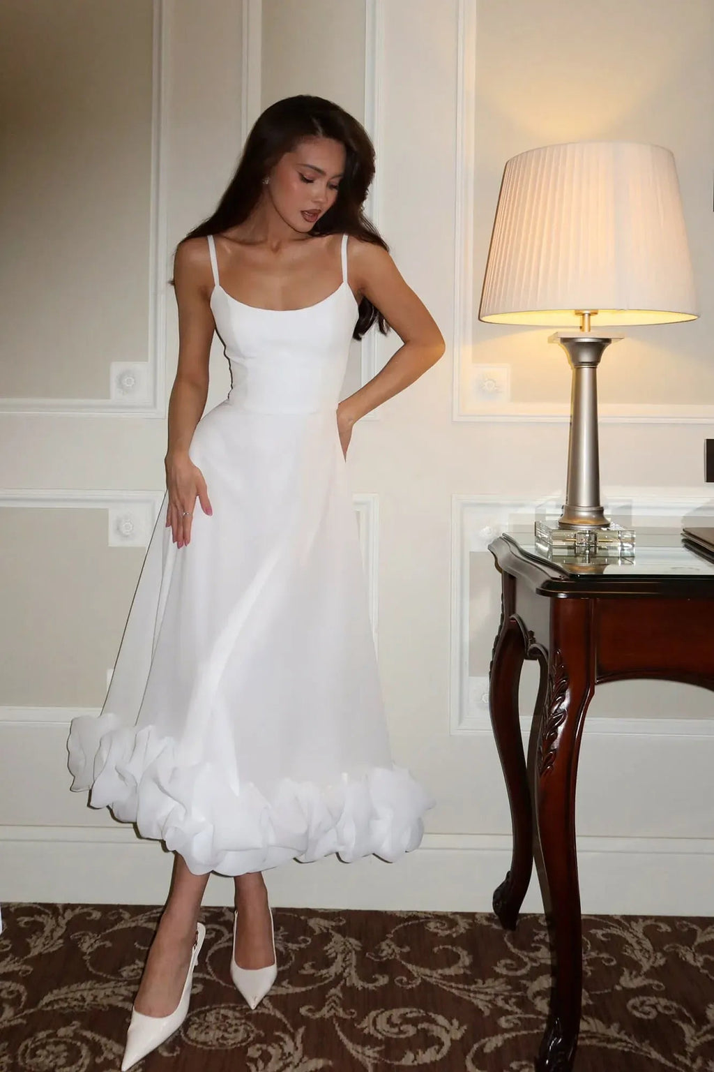 Ammie | Women’s Flowy Sleeveless Graduation Party Dress