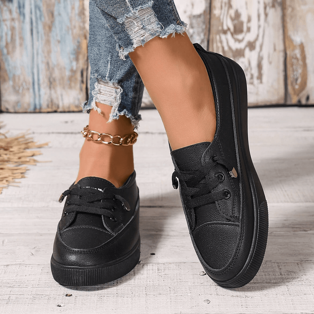 Amreen | Women's Low-Top Lace Up Closed Toe Shoes