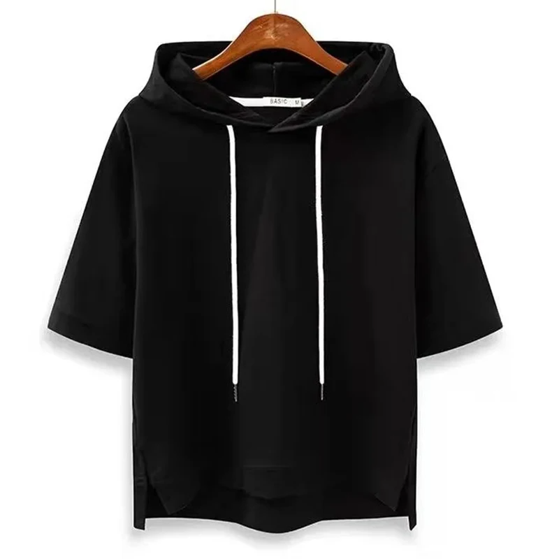Emma | Women’s Drawstring Short Sleeve Hoodie