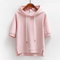 Emma | Women’s Drawstring Short Sleeve Hoodie