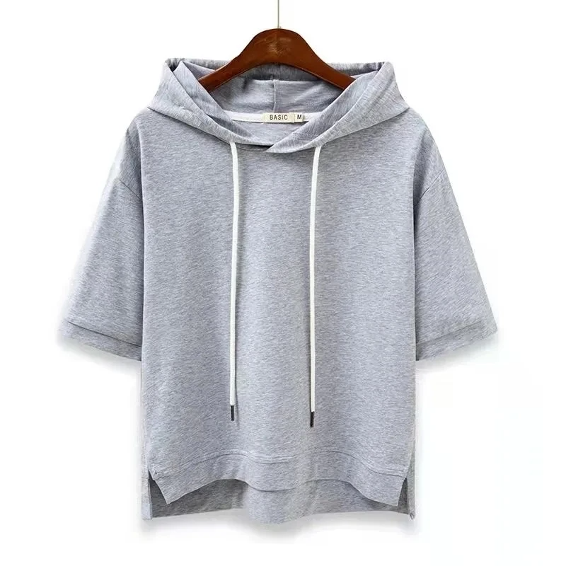 Emma | Women’s Drawstring Short Sleeve Hoodie