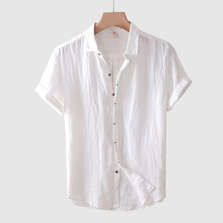 Anders | Men’s Short Sleeve Collared Button Front Shirt