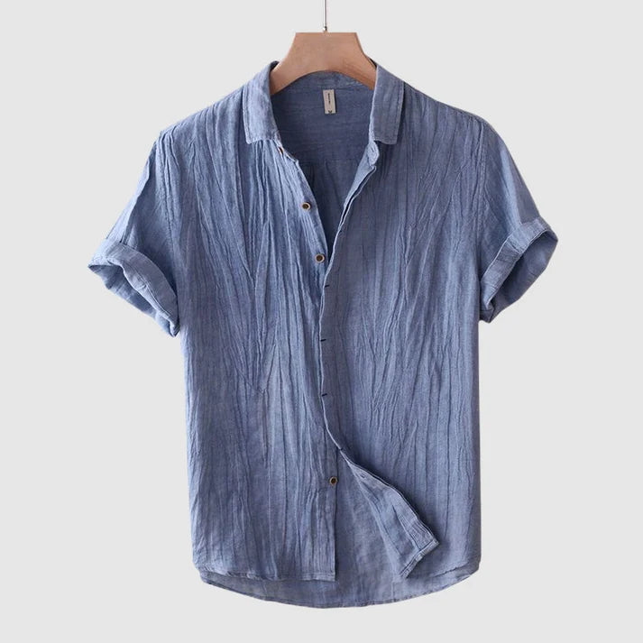 Anders | Men’s Short Sleeve Collared Button Front Shirt